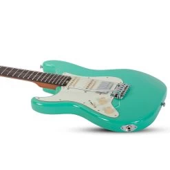 Schecter 1543 Nick Johnston Traditional H/S/S LH Left Handed Guitar, Roasted Maple Neck, Atomic Green -Musical Instrument Shop schtr nj thss ag lh 4