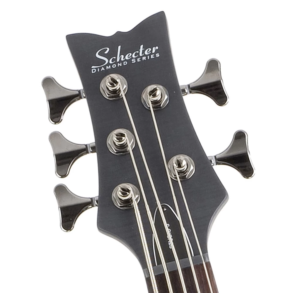 Schecter Guitar Research Stiletto Studio 5-String Electric Bass Guitar - See Thru Black Satin 6 Schecter Guitar Research Stiletto Studio 5-String Electric Bass Guitar - See Thru Black Satin - Image 4