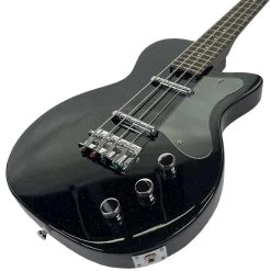 Silvertone 1444 Short Scale Bass, 30" Scale, Rosewood Fretboard, Black Silver Flake -Musical Instrument Shop silv 1444bsf 2