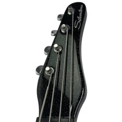 Silvertone 1444 Short Scale Bass, 30" Scale, Rosewood Fretboard, Black Silver Flake -Musical Instrument Shop silv 1444bsf 5