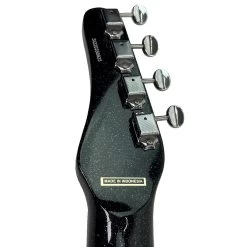 Silvertone 1444 Short Scale Bass, 30" Scale, Rosewood Fretboard, Black Silver Flake -Musical Instrument Shop silv 1444bsf 6