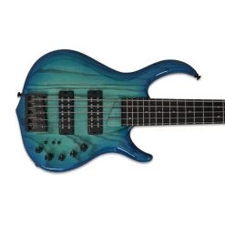 Sire M5 5-String Bass Guitar, Swamp Ash, Ebony Fretboard, TBL Transparent Blue -Musical Instrument Shop sire m5 sash 5 g2 tbl 3