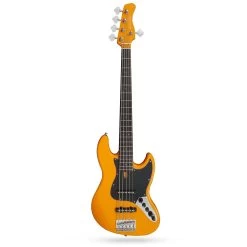 Sire Marcus Miller V3 2nd Gen 5-String Bass Guitar, Rosewood Fretboard, Orange