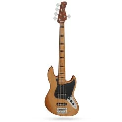 Sire Marcus Miller V5 5-String Bass Guitar, Roasted Maple Fretboard, Natural