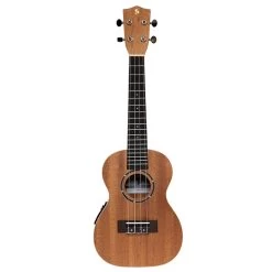 Stagg UC-30E Acoustic Electric Concert Uke Ukulele W/ Gig Bag, Sapele Top