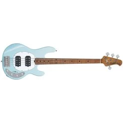 Sterling By Music Man RAY34HH Bass Guitar, Roasted Maple Fretboard, Daphne Blue