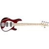 Sterling By Music Man StingRay Ray5HH 5-String Bass, Maple Fretboard, Candy Apple Red -Musical Instrument Shop sterl ray5hh car