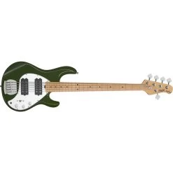 Sterling By Music Man Stingray Ray5HH 5-String Bass, Maple Fretboard, Olive