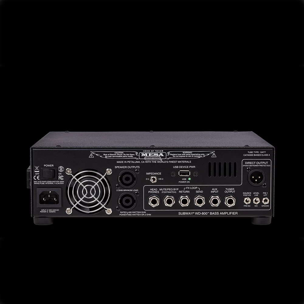 Mesa/Boogie Subway WD-800 800w Bass Amp Head 6 Mesa/Boogie Subway WD-800 800w Bass Amp Head - Image 4
