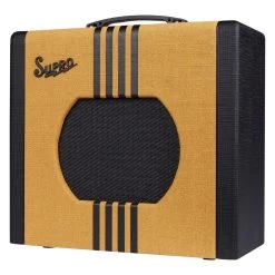Supro 1820 Delta King 10 5-Watt 1x10" Tube Guitar Combo Amplifier, Tweed & Black
