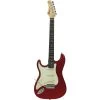 Tagima TG-500 Left-Handed Guitar, Basswood Body W/ Maple Neck, Candy Apple Red