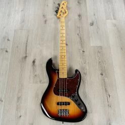 Tagima TW-73 4-String Bass, Maple Fretboard, Sunburst W/ Tortoise Shell Pickguard -Musical Instrument Shop tag tw 73 sb ctt 3