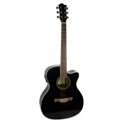 Tagima WS-30 EQ Acoustic-Electric Guitar, Chhlik Fretboard, Spruce Top, Black