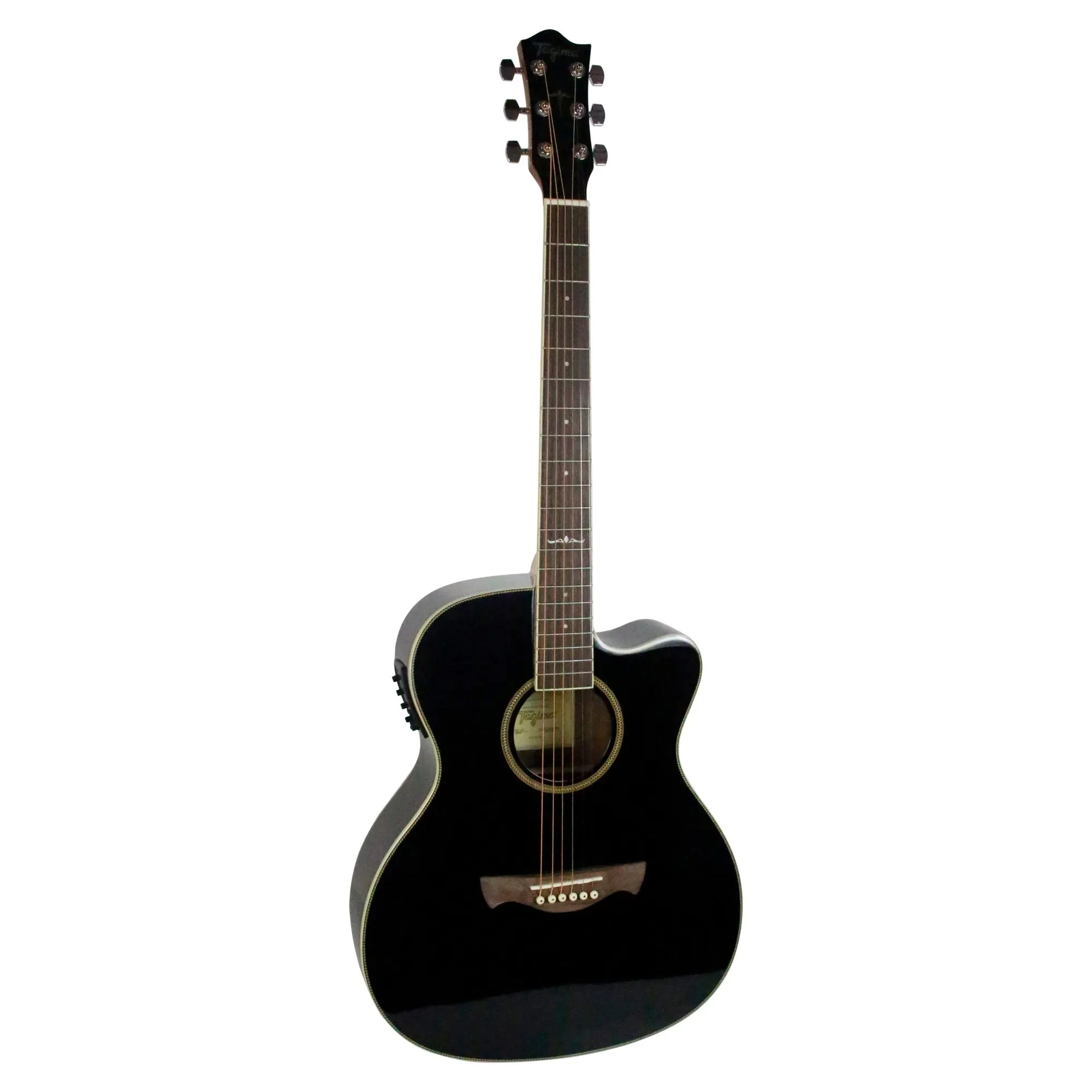 Tagima WS-30 EQ Acoustic-Electric Guitar, Chhlik Fretboard, Spruce Top, Black 3 Tagima WS-30 EQ Acoustic-Electric Guitar, Chhlik Fretboard, Spruce Top, Black
