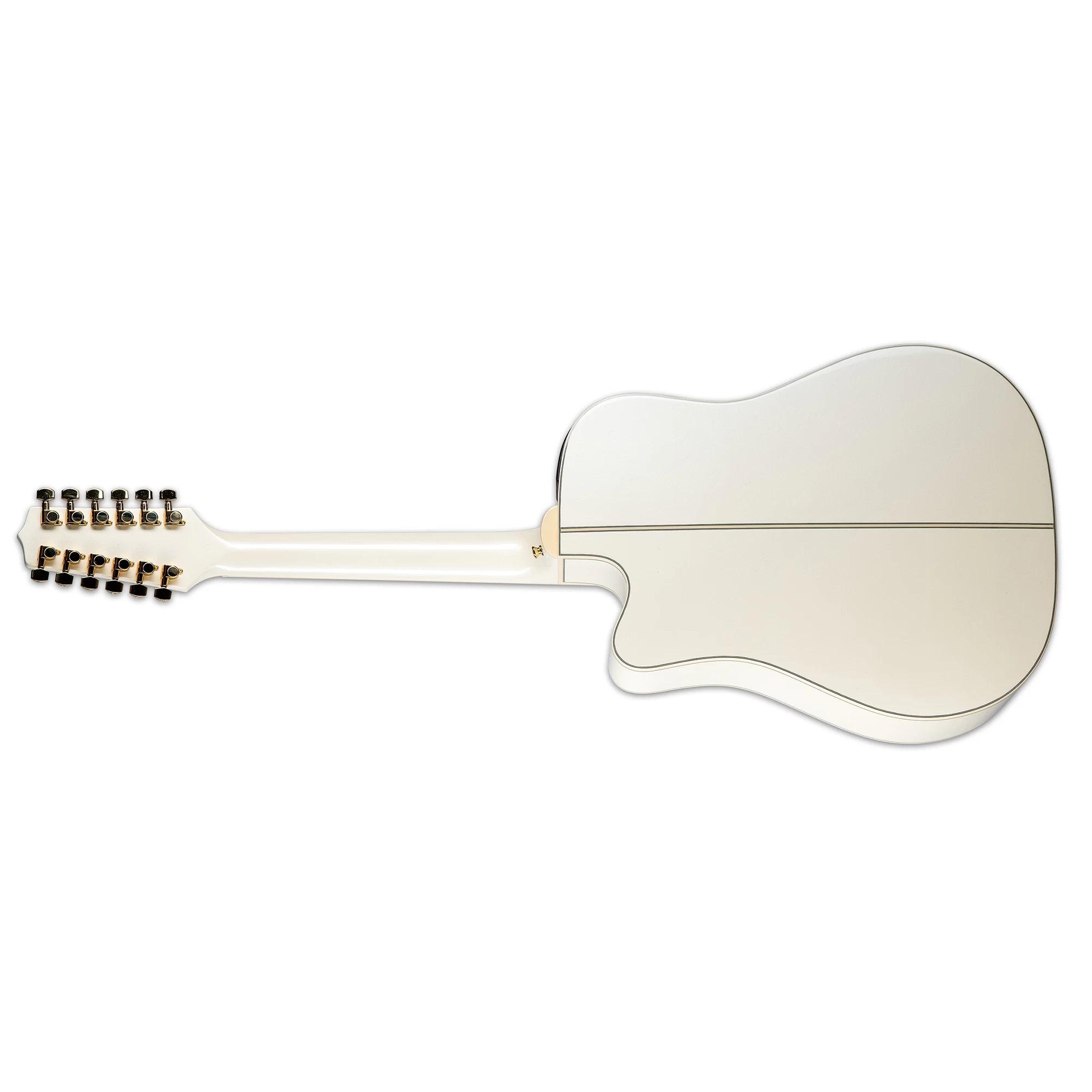 Takamine GD37CE-12 PW 12-String Acoustic-Electric Guitar, Solid Spruce Top, Gloss Pearl White 4 Takamine GD37CE-12 PW 12-String Acoustic-Electric Guitar, Solid Spruce Top, Gloss Pearl White - Image 2