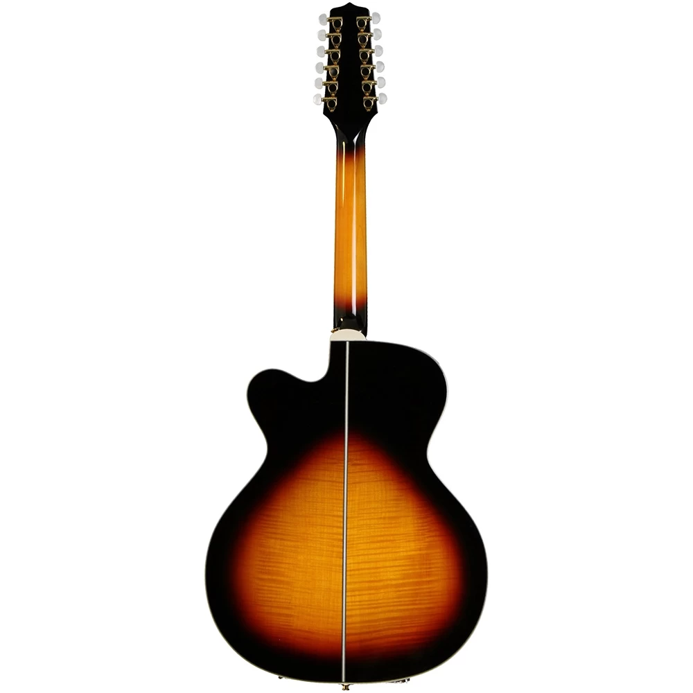 Takamine GJ72CE 12-String Jumbo Cutaway Guitar - Brown Sunburst 6 Takamine GJ72CE 12-String Jumbo Cutaway Guitar - Brown Sunburst - Image 4