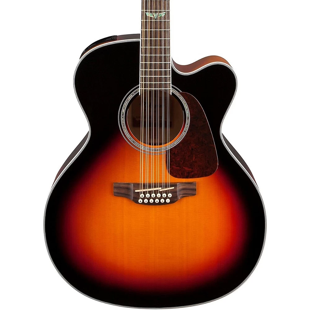 Takamine GJ72CE 12-String Jumbo Cutaway Guitar - Brown Sunburst 3 Takamine GJ72CE 12-String Jumbo Cutaway Guitar - Brown Sunburst
