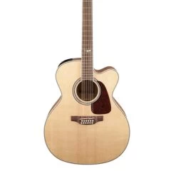 Takamine GJ72CE-12NAT Jumbo Acoustic-Electric 12-String Guitar, Flame Maple, Solid Spruce Natural