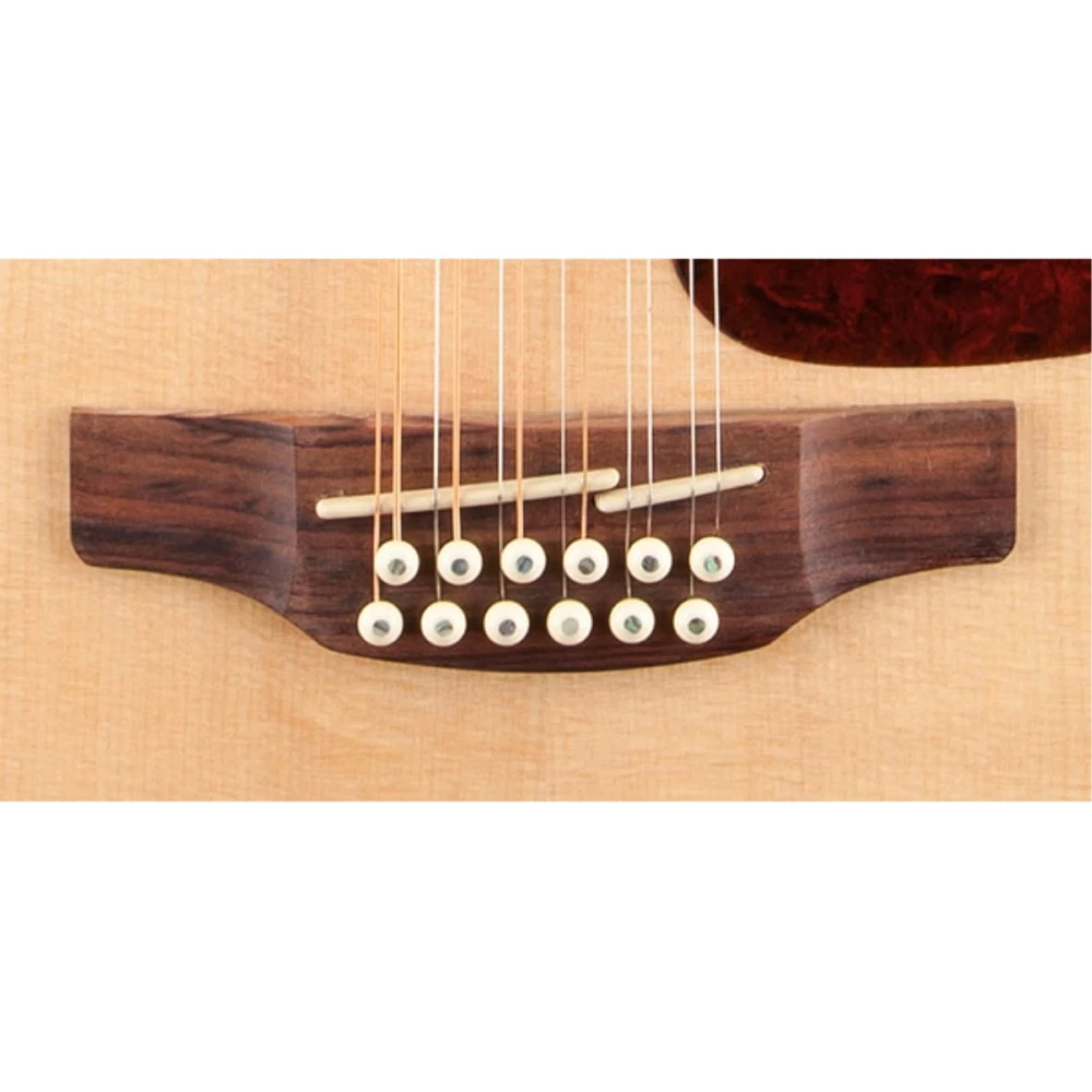 Takamine GJ72CE-12NAT Jumbo Acoustic-Electric 12-String Guitar, Flame Maple, Solid Spruce Natural 5 Takamine GJ72CE-12NAT Jumbo Acoustic-Electric 12-String Guitar, Flame Maple, Solid Spruce Natural - Image 3