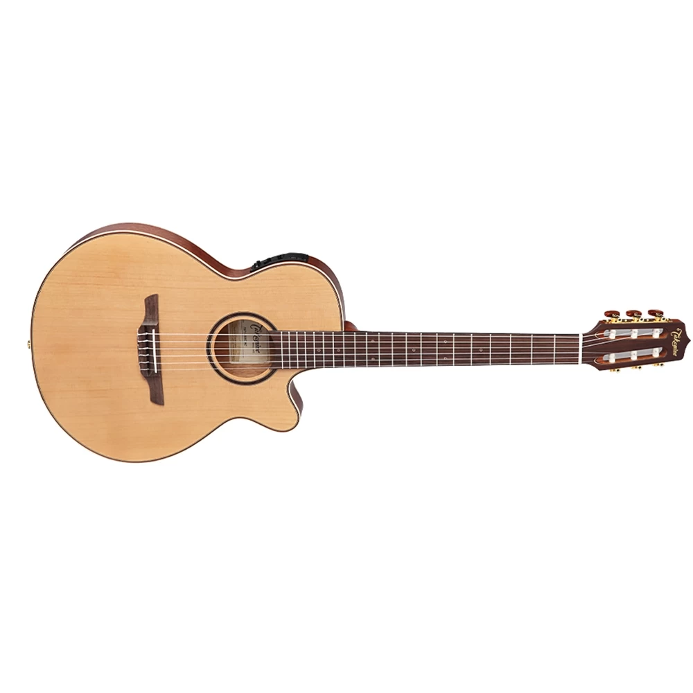 Takamine TSP148NC NS Nylon-String Acoustic Electric Guitar W/ Case, Solid Cedar Top 3 Takamine TSP148NC NS Nylon-String Acoustic Electric Guitar W/ Case, Solid Cedar Top