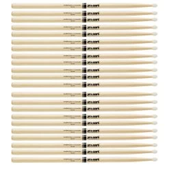 12 Pairs Of Pro-Mark TX2BN Hickory Drumsticks, 2B Nylon Tip