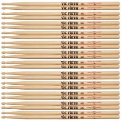 Vic Firth American Classic 5A Wood Tip Drumsticks Drum Sticks 12-Pairs Brick