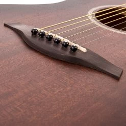 Vintage VE880WK Statesboro' Parlour Electric Acoustic Guitar, Whisky Sour -Musical Instrument Shop vntg ve880wk 2