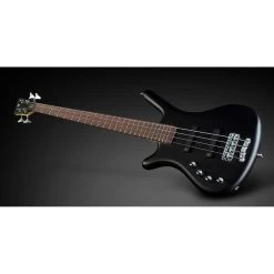 Warwick RockBass Corvette Basic Left Handed Bass, Nirvana Black Transparent Satin
