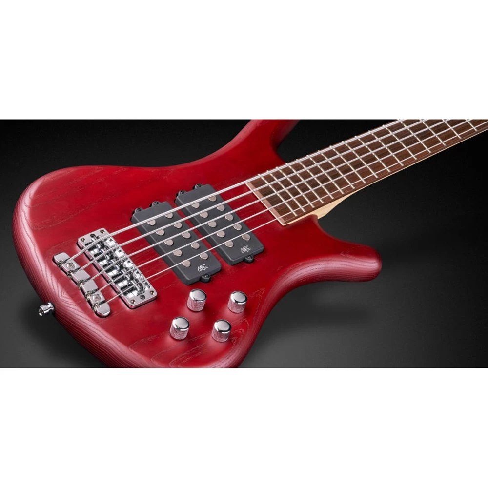Warwick Rockbass Corvette $$ 5-String Bass, Burgundy Red Transparent Satin 4 Warwick Rockbass Corvette $$ 5-String Bass, Burgundy Red Transparent Satin - Image 2