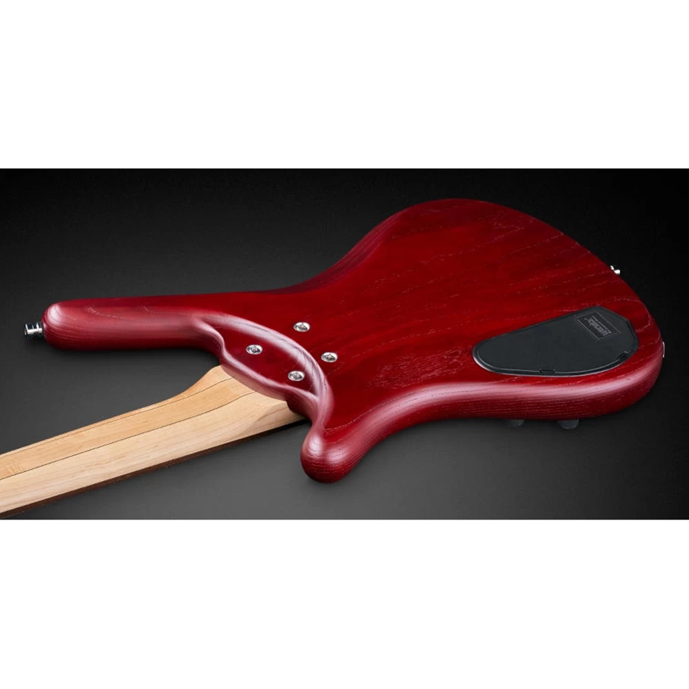 Warwick Rockbass Corvette $$ 5-String Bass, Burgundy Red Transparent Satin 5 Warwick Rockbass Corvette $$ 5-String Bass, Burgundy Red Transparent Satin - Image 3