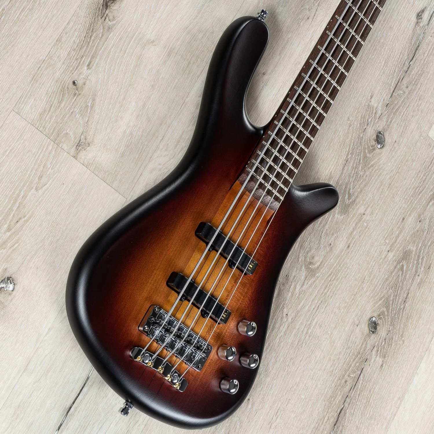 Warwick Teambuilt Pro Series Streamer Stage I Bass, 5-String, Vintage Sunburst High Polish 4 Warwick Teambuilt Pro Series Streamer Stage I Bass, 5-String, Vintage Sunburst High Polish - Image 2