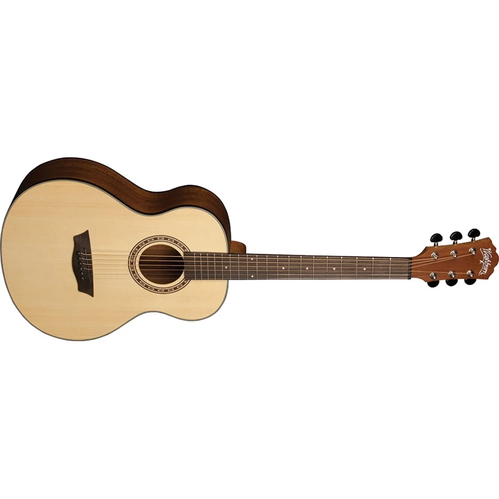 Washburn AGM5K Apprentice Series G-Mini 6-String Acoustic Guitar - Natural 3 Washburn AGM5K Apprentice Series G-Mini 6-String Acoustic Guitar - Natural
