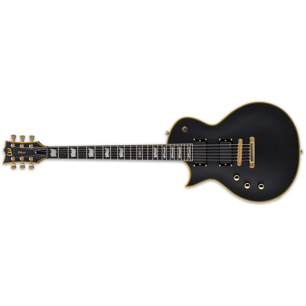 ESP LTD LEC1000VBLKLH EC-1000 Left-Handed Electric Guitar In Vintage Black 3 ESP LTD LEC1000VBLKLH EC-1000 Left-Handed Electric Guitar In Vintage Black
