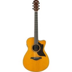 Yamaha AC3R Acoustic Electric ARE Concert Cutaway Guitar, Vintage Natural