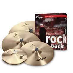Zildjian A0801R A Zildjian 5-Piece Rock Cymbal Pack, 14/17/19/20