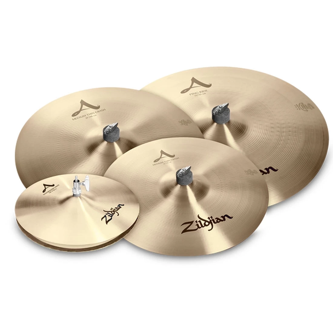 Zildjian A0801R A Zildjian 5-Piece Rock Cymbal Pack, 14/17/19/20 4 Zildjian A0801R A Zildjian 5-Piece Rock Cymbal Pack, 14/17/19/20 - Image 2